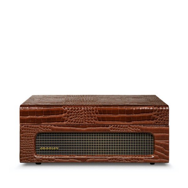 Brązowy gramofon Crosley Voyager Croc-image-2