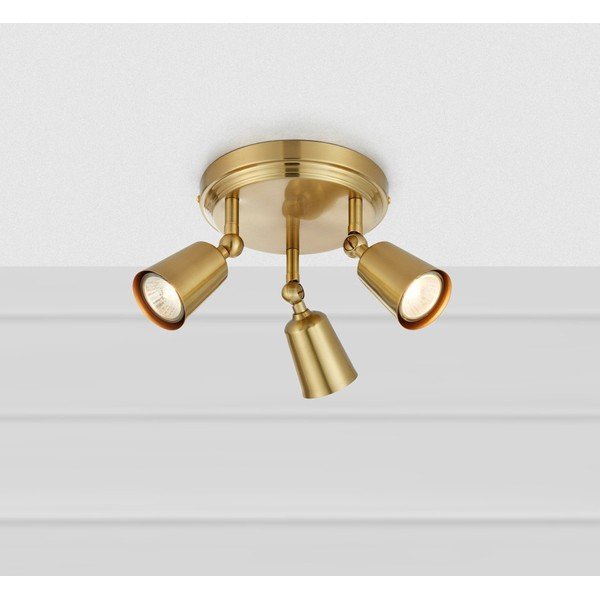 Lampa sufitowa z elastyczną konstrukcją w kolorze mosiądzu TIny – Markslöjd-image-1