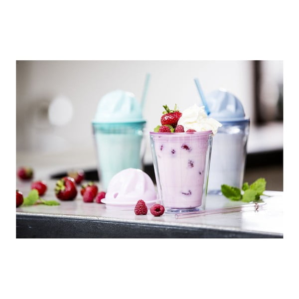 Zielony kubek do mlecznych koktajli Sagaform, 350 ml-image-4