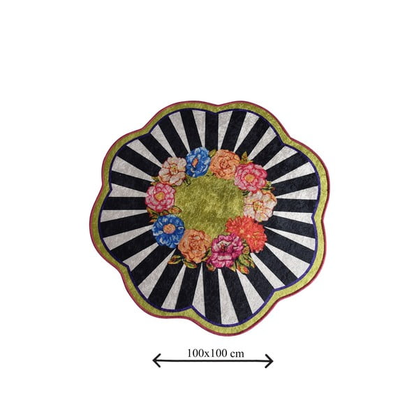 Dywanik łazienkowy ø 100 cm Loan – Foutastic-image-3