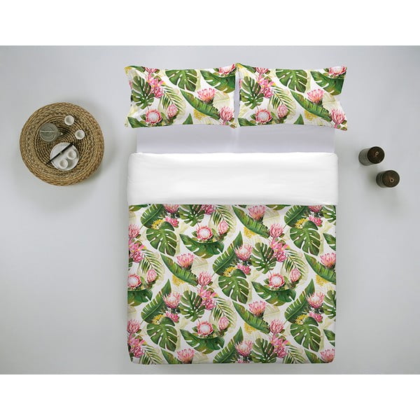 Bawełniana poszwa na kołdrę Marghett Protea, 220x220 cm-image-1