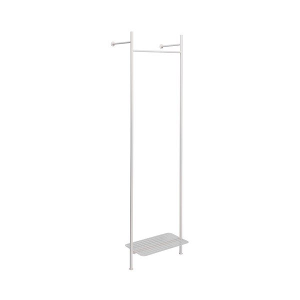 Jasnoszary metalowy stojak na ubrania ścienny 52x180x27 cm Nobly – Hübsch