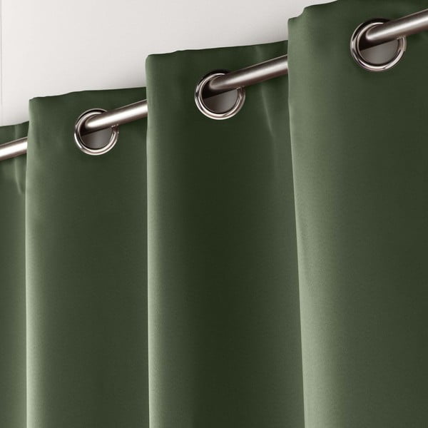 Zasłona zaciemniająca w kolorze khaki 135x280 cm Occult – douceur d'intérieur-image-1