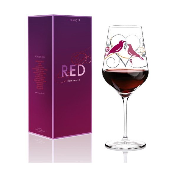 Kieliszek ze szkła kryształowego do czerwonego wina Ritzenhoff Anisa Mendil, 580 ml-image-1