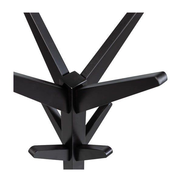 Czarny wieszak z litego drewna brzozowego Studio – WOOOD-image-2