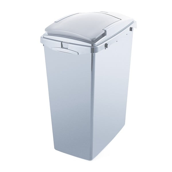 Szary kosz na śmieci z tworzywa z recyklingu Addis Eco Range, 40 l