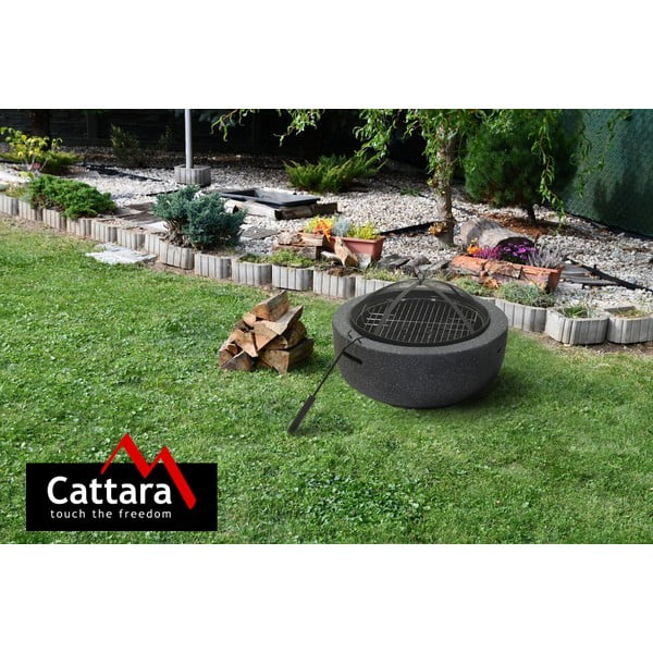 Czarne palenisko z kamienia Cattara La Palma-image-4