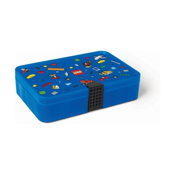 Niebieskie pudełko z przegrodami LEGO® Iconic