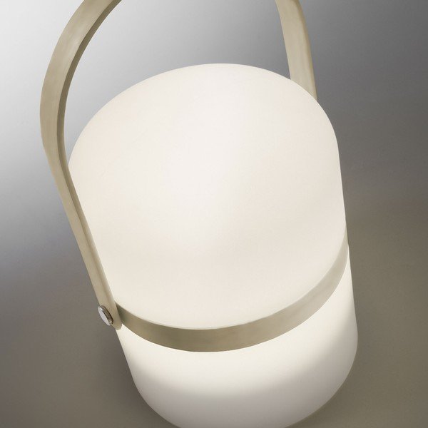 Biała lampa zewnętrzna Kave Home Janvir, wys. 26,5 cm-image-1