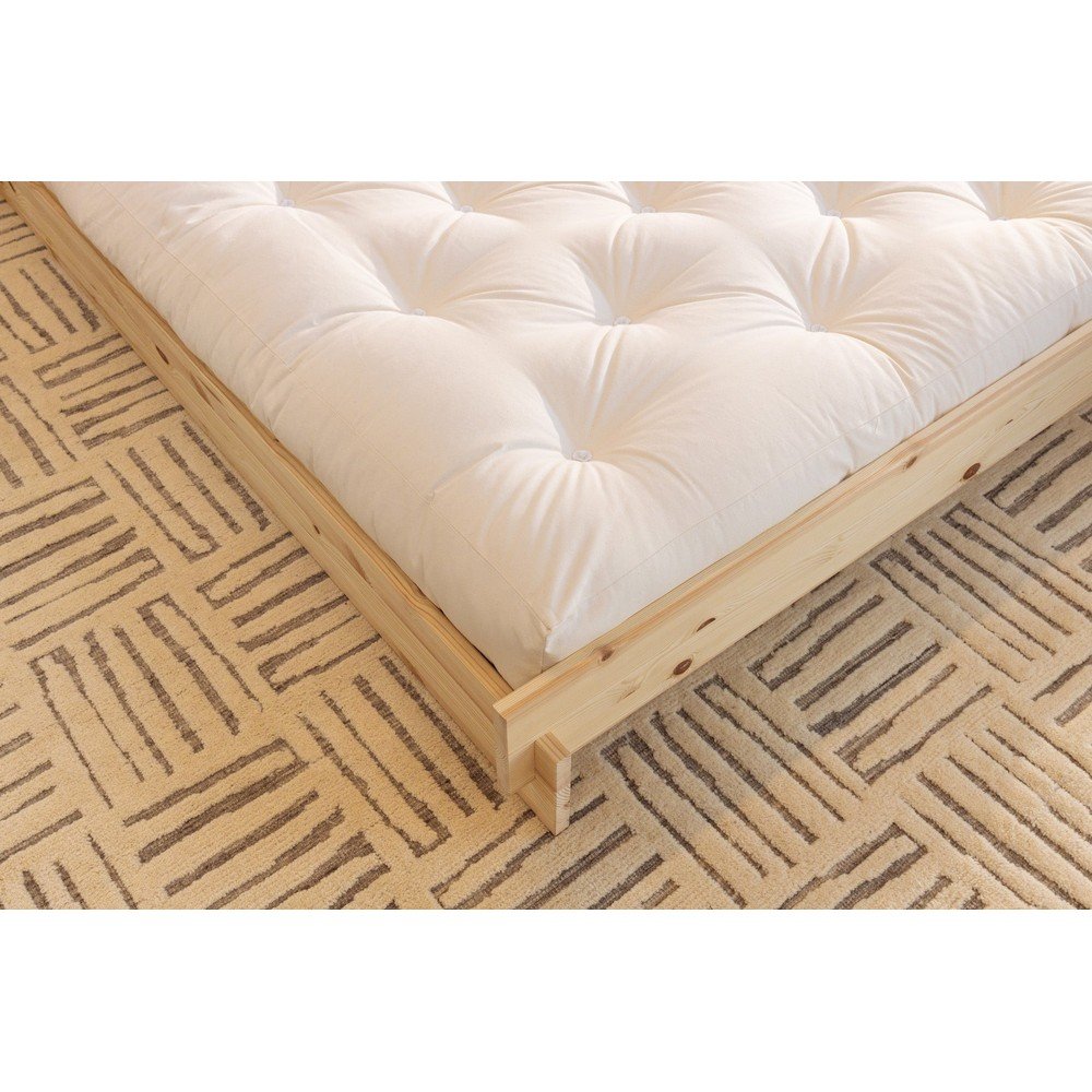 Łóżko dwuosobowe z litego drewna sosnowego ze stelażem 180x200 cm w jasnym naturalnym kolorze Latch – Karup (zdjęcie 11)