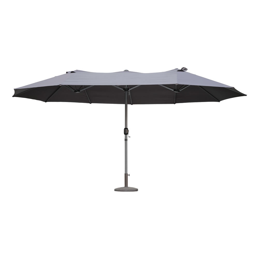 Jasnobrązowy parasol ogrodowy 265x460 cm – Garden Pleasure