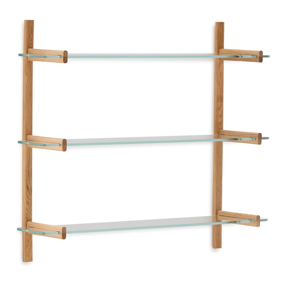 Szklany komponent – półka 3 szt. 110x1 cm Sitra – Kave Home (zdjęcie 3)