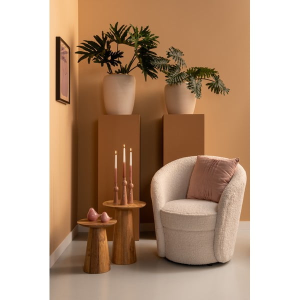 Okrągły stolik z litego drewna mango ø 30 cm  Force  – Leitmotiv-image-3