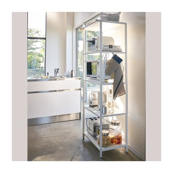 Stalowy regał w matowym białym kolorze 60x170x46,5 cm Tower – YAMAZAKI-image-4