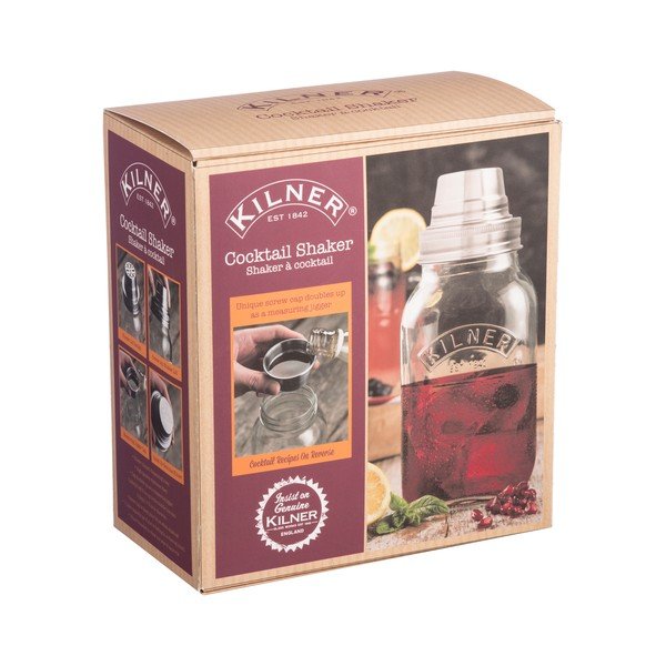 Szejker szklany do przyrządzenia koktajli Kilner, 1 l-image-1