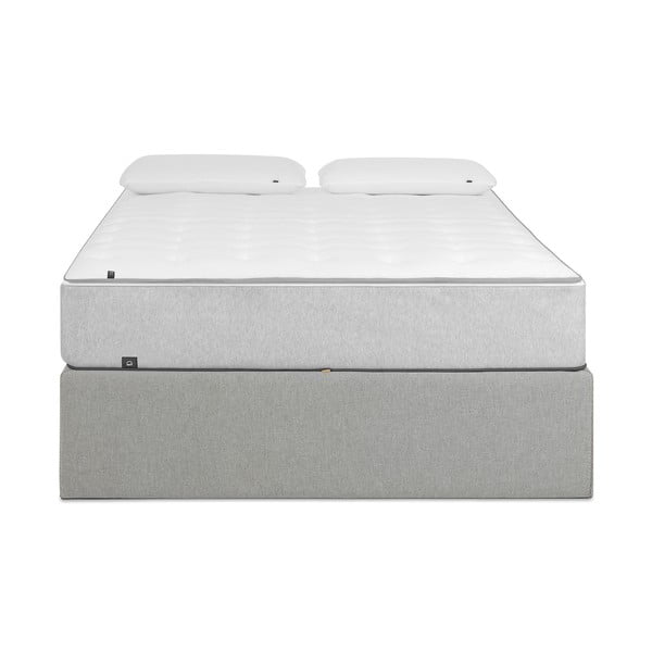 Czarne tapicerowane łóżko dwuosobowe ze schowkiem/bez zagłówka 140x190 cm Matters – Kave Home-image-4