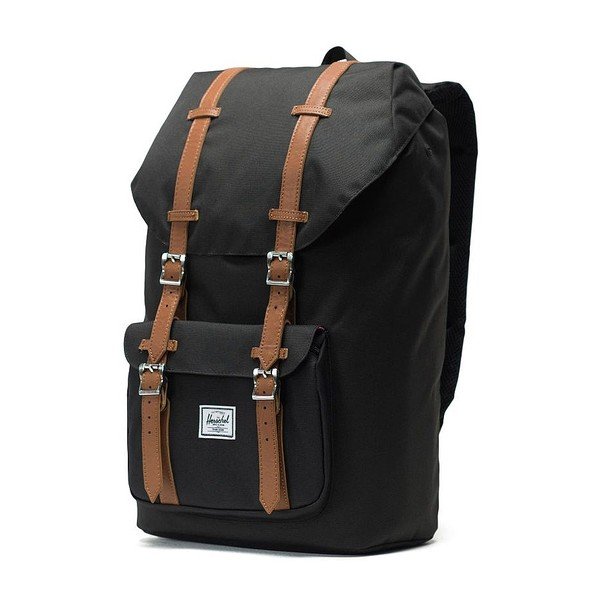 Czarny plecak Herschel Little America, 25 l-image-1