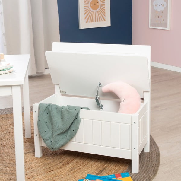 Biała ławka dziecięca – Roba-image-1