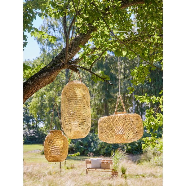 Bambusowy lampion 32 cm Musu – Bloomingville-image-1