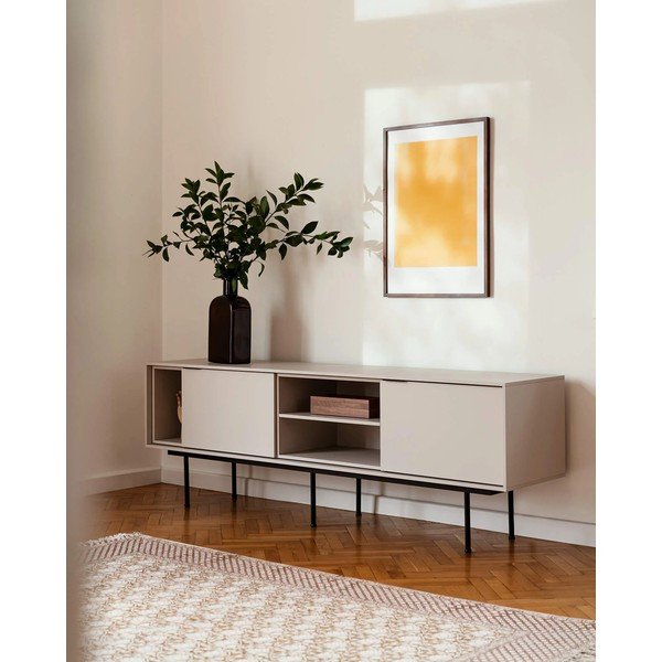 Bordowa szafka pod TV 189x61x42 cm Mod – noo.ma-image-1