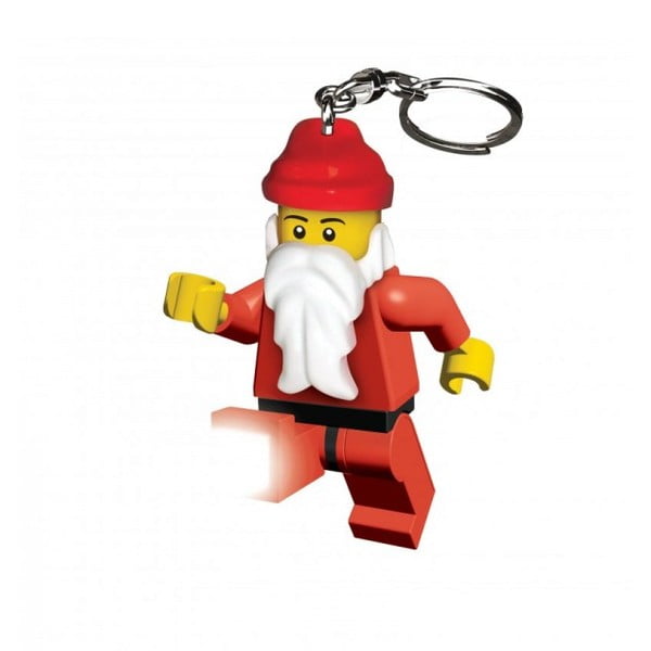 Świecący breloczek LEGO Mikołaj