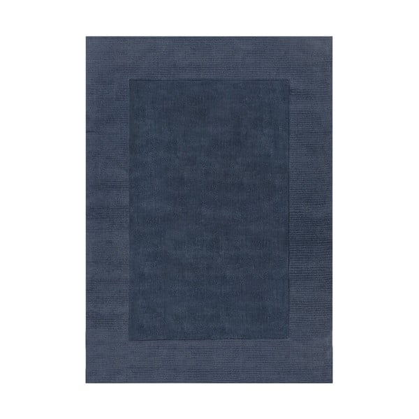 Ciemnoniebieski dywan wełniany Flair Rugs Siena, 120x170 cm