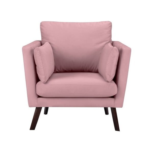 Różowy fotel Mazzini Sofas Elena