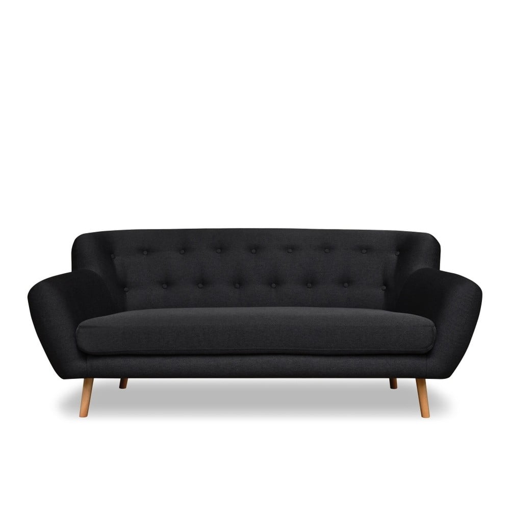 Antracytowoszara sofa Cosmopolitan design London, 192 cm