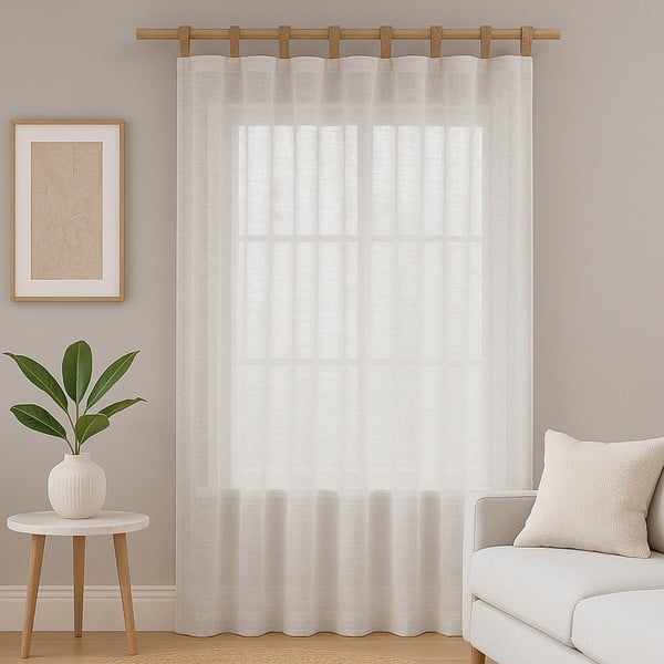 Kremowa zasłona 140x250 cm Drimar – Restilo-image-1