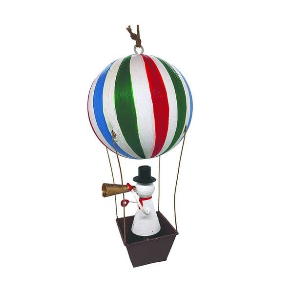 Wisząca dekoracja świąteczna Snowman in Airballoon – G-Bork