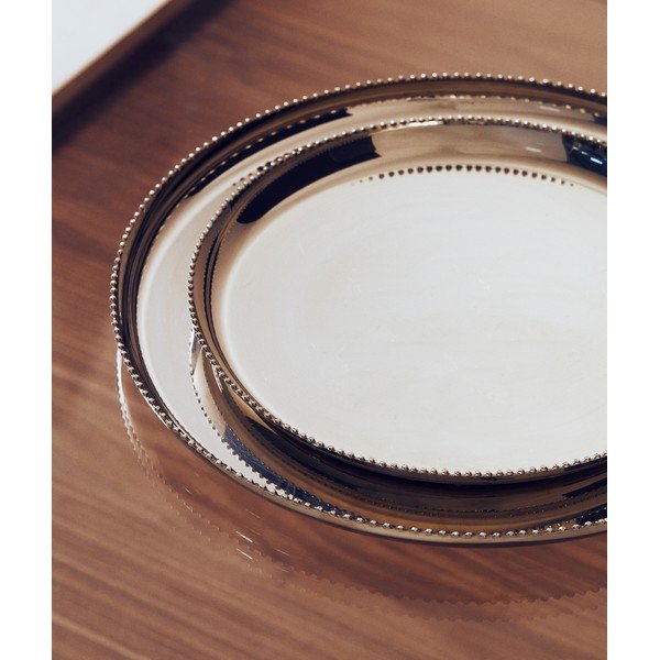 Taca ze stali nierdzewnej ø 28 cm Nirela – Kave Home-image-1