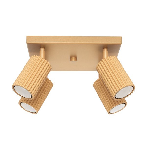 Lampa punktowa w kolorze złota 25x25 cm Gleam – Sollux