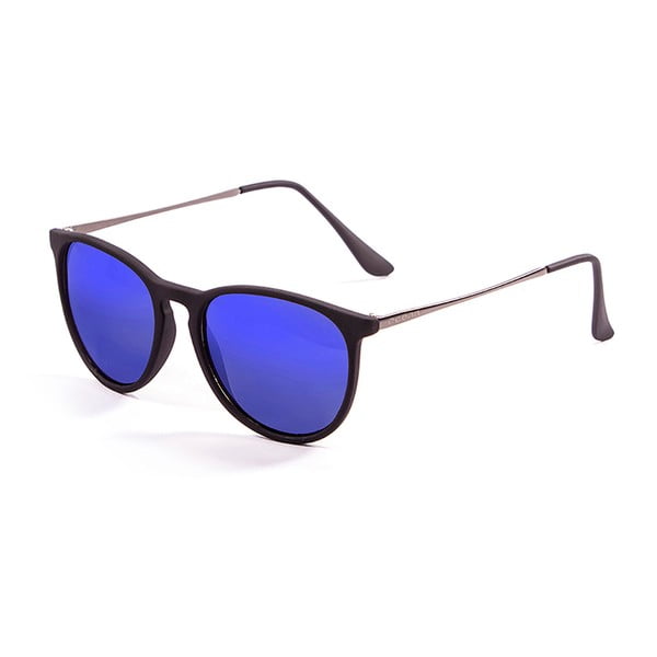 Czarne okulary przeciwsłoneczne z niebieskimi szkłami Ocean Sunglasses Bari Wade
