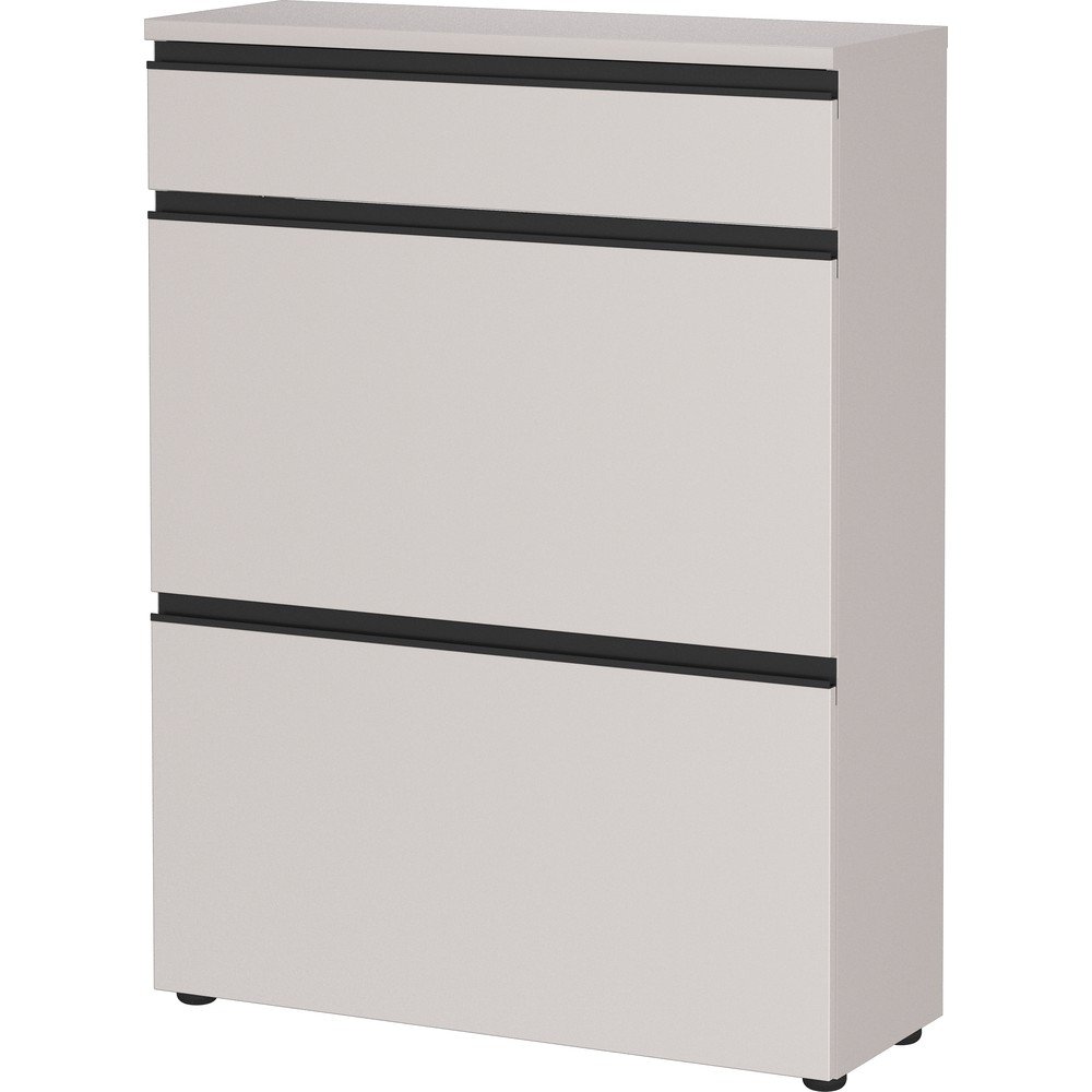 Kremowa szafka na buty 80x107x29 cm Baldone – Germania