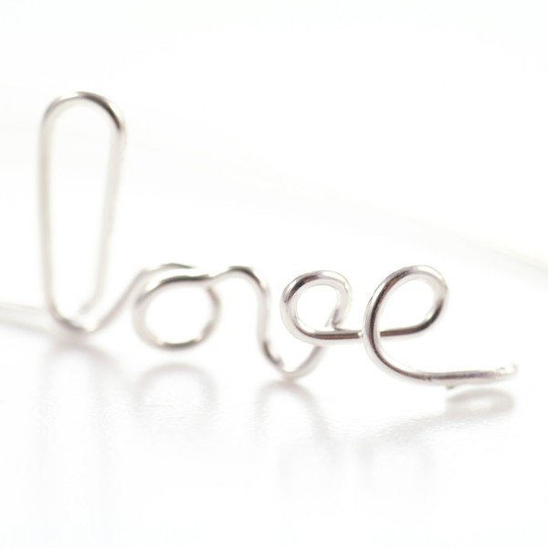 Kolczyki Love Silver-image-1