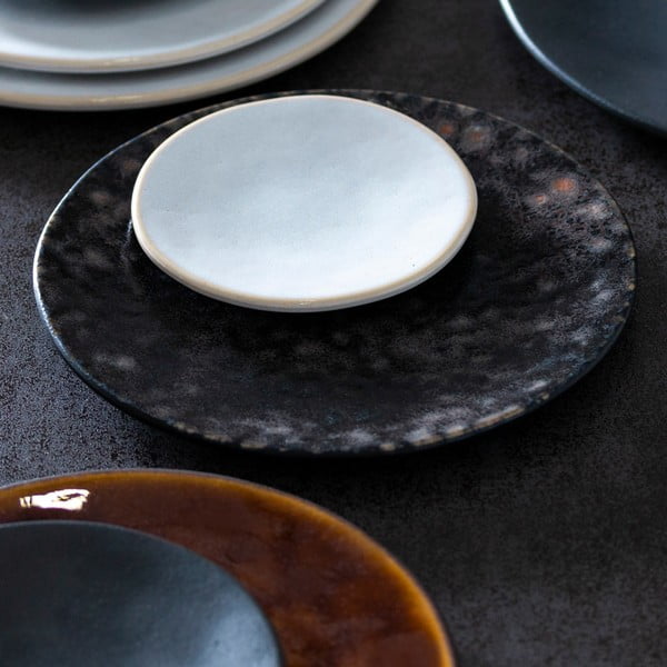 Szary kamionkowy półmisek Costa Nova Roda Iris, ⌀ 28 cm-image-1