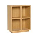 Witryna w dekorze dębu wisząca w naturalnym kolorze 70x90x39 cm Mae – Hübsch