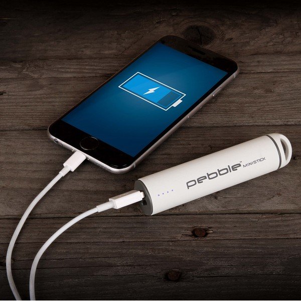Biały powerbank Pebble Ministick-image-1