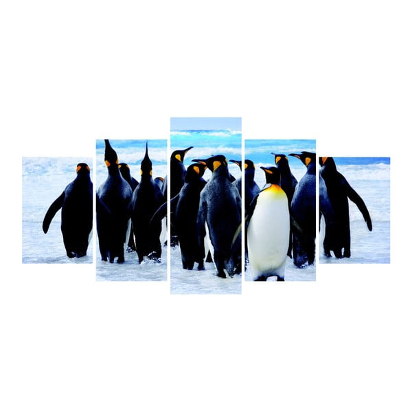 Wieloczęściowy obraz La Maison Des Couleurs Penguins