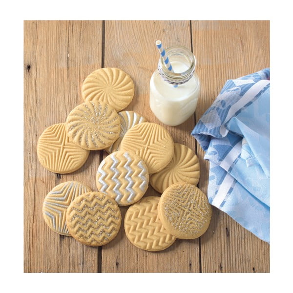 Zestaw 3 stempli do ciastek Nordic Ware Geo-image-3