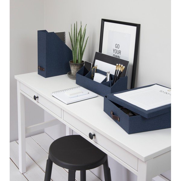 Niebieski organizer na dokumenty Bigso Box of Sweden Estelle-image-1