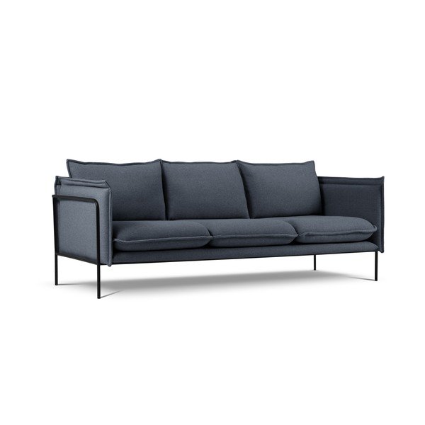 Ciemnoniebieska sofa Interieurs 86 Andrea, 218 cm-image-1