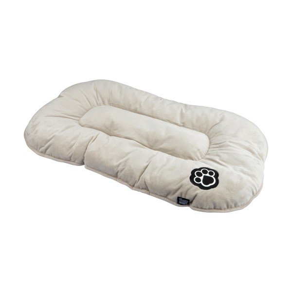 Beżowe zamszowe legowisko dla psów 107x62 cm Flakes – Love Story-image-2