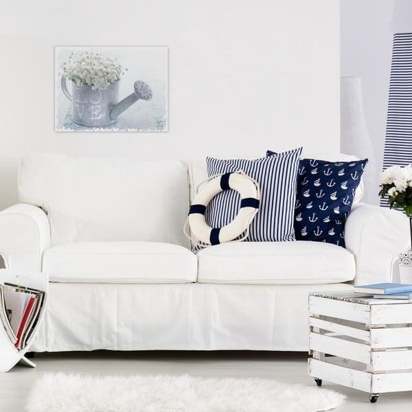 Obraz Styler Canvas Shabby White Love, 32x42 cm-image-1