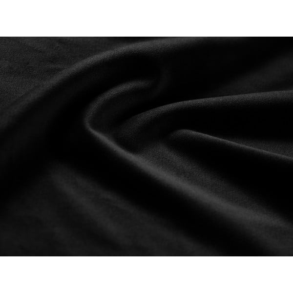 Czarny aksamitny podnóżek Kyoto – Cosmopolitan Design-image-4