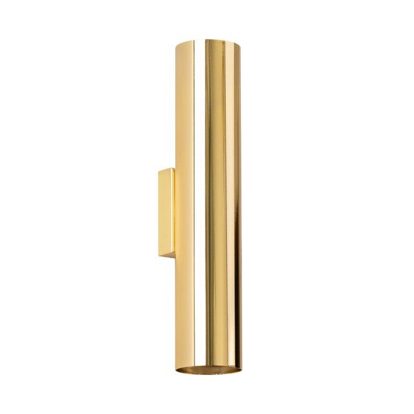 Metalowy kinkiet w kolorze złota ø 6 cm Castro – Sollux