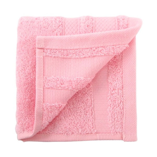 Różowy ręcznik Jolie, 30x50 cm