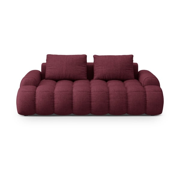 Bordowa sofa 200 cm Linz – Cosmopolitan Design