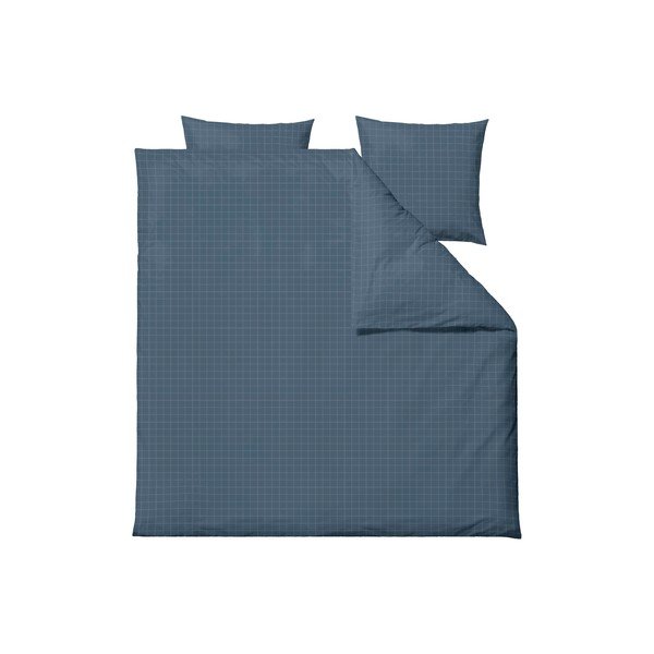 Ciemnoniebieska adamaszkowa pościel dwuosobowa 200x220 cm Clear – Södahl-image-3