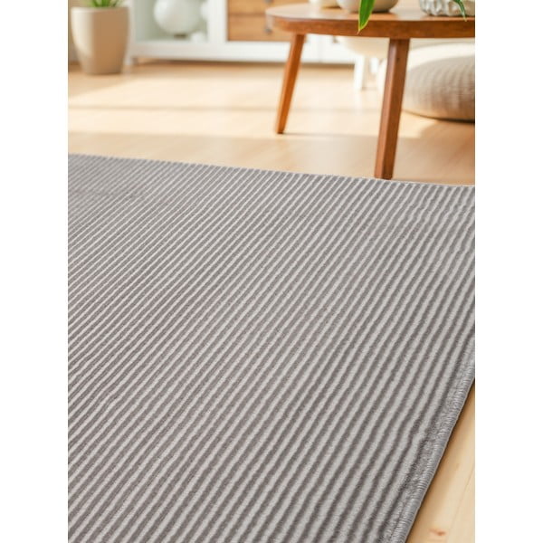 Szaro-kremowy chodnik 80x240 cm Perles Dolomite – Elle Decoration-image-1